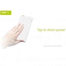Hame X3 Power Bank 3 Port USB 20000mAh - HAME-X3 - White/Green - 6