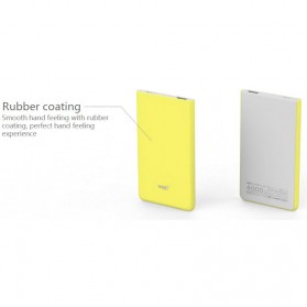 Hame X1 Power Bank 1 Port USB 4000mAh - White - 4