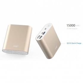 Hame H14D Power Bank QC 3.0 15000mAh - Golden - 5