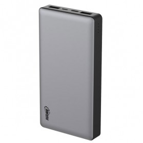 Hame P51L Lightning Power Bank 2 Port 15000mAh - Gray Silver - 3