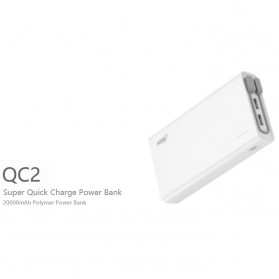 Hame QC2 Power Bank 3 Port 20000mAh QC3.0 - White - 3