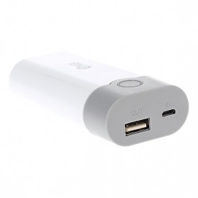 ENB Exchangeable Cell Power Bank Case For 2 PCS 18650 - White - 2