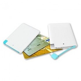 Credit Card Power Bank 3200mAh - White - 3