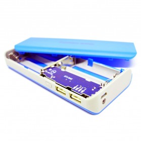 VBESTLIFE Case Power Bank DIY untuk 5 PCS 18650 - YDJ-009HX - Blue - 3