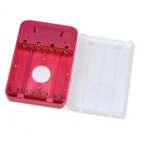AILI Case Power Bank DIY untuk 4 PCS 18650 - White/Pink - 4