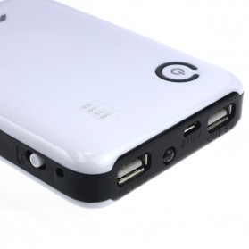 AILI Case Power Bank DIY untuk 4 PCS 18650 - White/Black - 3