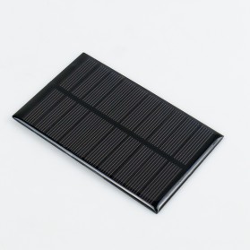 DIY Mini Solar Panel for Smartphone & Powerbank 5V 1.1W 220MA - Black - 2