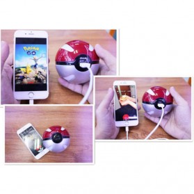 Power Bank Pokemon Pokeball 10000mAh - Red - 5