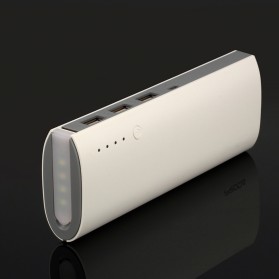 Power Bank Fast Charging LED Light 3 USB Output 10000mAh - White - 9