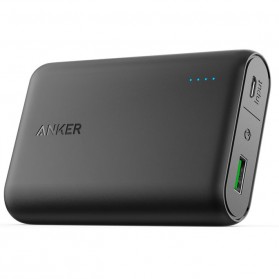Anker PowerCore Power Bank 10000mAh Qualcomm QC 3.0 - Black - 1
