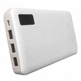 Sinofer Power Bank 3 USB Port 20000mAh - White - 1