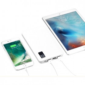 Sinofer Power Bank 3 USB Port 20000mAh - White - 4