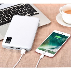 Sinofer Power Bank 3 USB Port 20000mAh - White - 10