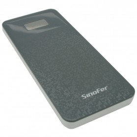 Sinofer Power Bank Ultra Slim 8000mAh - Dark Gray - 1