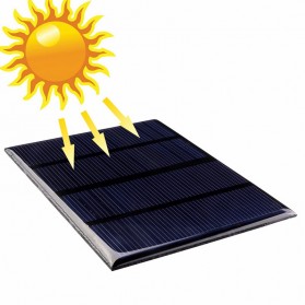 DIY Mini Star Solar Panel 12V 1.5W - CNC85X115-18 - Black