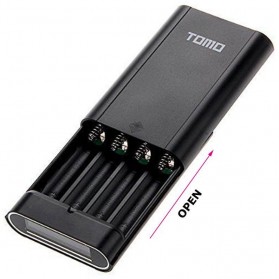 TOMO M4 DIY Power Bank Case 2 USB Port - Black - 3