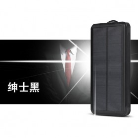 Solar Waterproof Power Bank 20000mAh - Black - 3