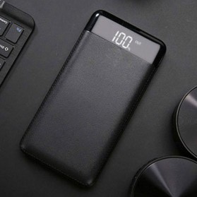 Power Bank Quick Charge 2 Port 20000mAh with LED Flash - M200 - Black - 1