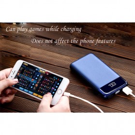 Power Bank Quick Charge 2 Port 20000mAh with LED Flash - M200 - Black - 6