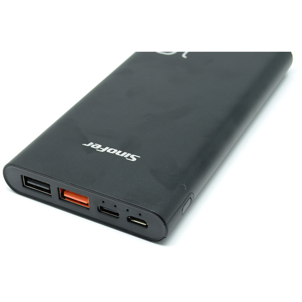 Portable Power Bank Usb Type C 3 Port 10000mah Sp 19f Black Jakartanotebook Com