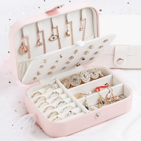 La Maxza Kotak Penyimpanan Perhiasan Organizer Jewelry Display Box - SP01161 - Pink