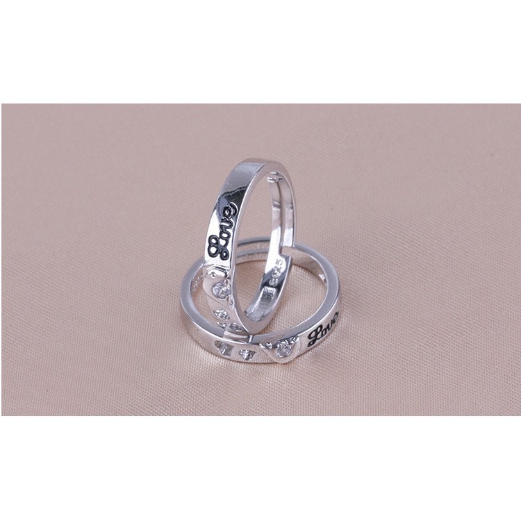 Tie The Knot Dolphin Love  Couple  Rings for Female Cincin  