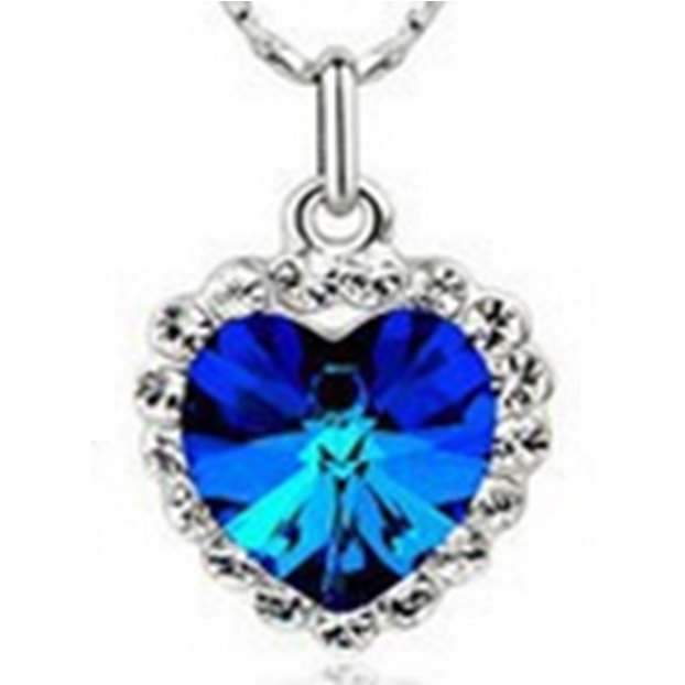shaped necklace 925 sterling silver kalung wanita blue jakartanotebook shaped necklace 925 sterling silver kalung wanita blue jakartanotebook