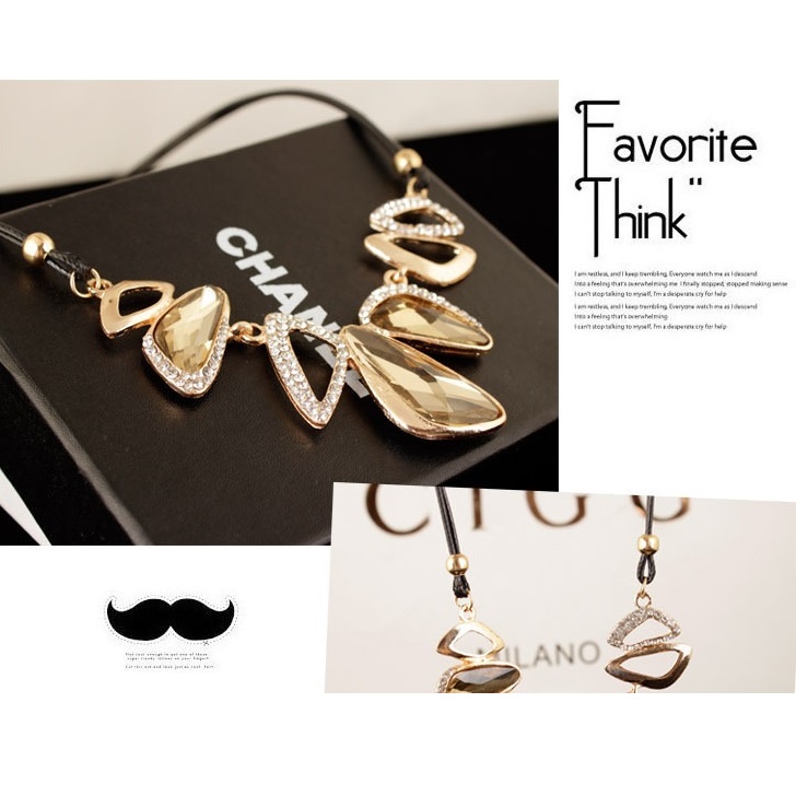 opal flower of drop necklace kalung wanita black gray jakartanotebook opal flower of drop necklace kalung wanita black gray jakartanotebook