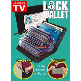 Block Wallet Dompet Kartu Kredit Secure RFID Blocking - 789522 - Black - 4