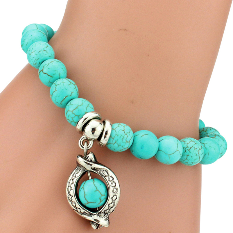 gelang batu pirus turqoise wanita blue jakartanotebook gelang batu pirus turqoise wanita blue jakartanotebook