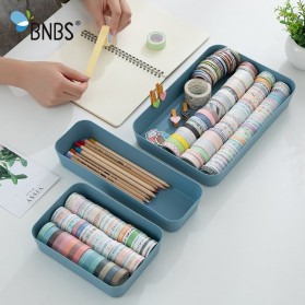 BNBS Kotak Pembatas Organizer Penyimpanan Make Up Divider Case Organizer Size L - BN58 - White - 5