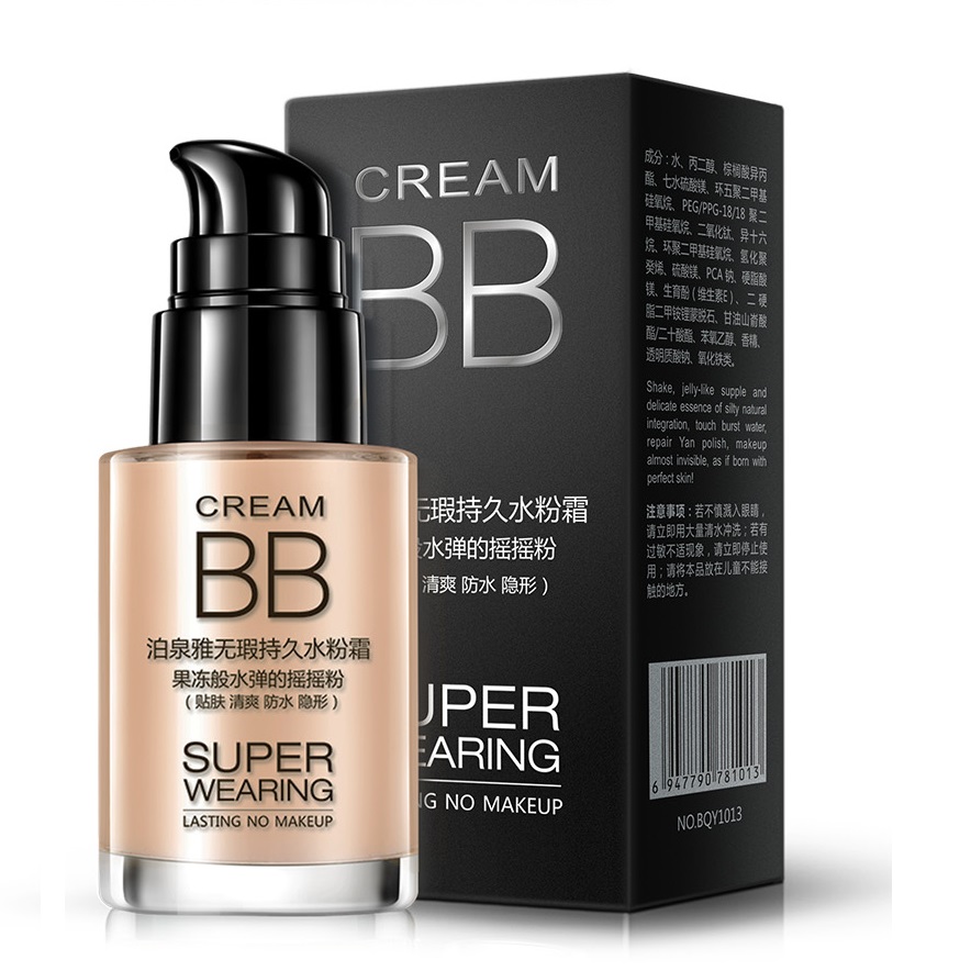Bioaqua BB Cream Super Wearing Lasting Makeup 30ml White 