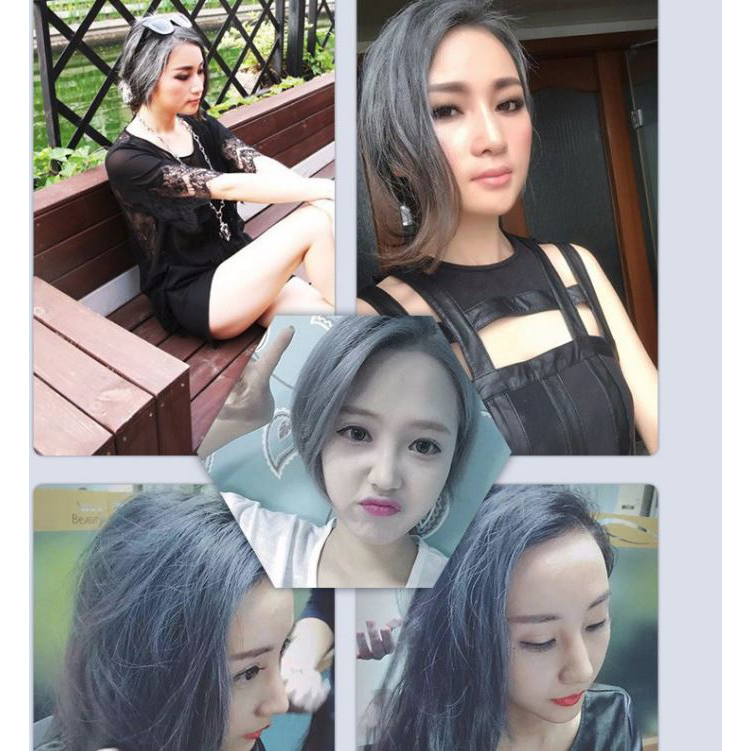 Mofajang Pomade Wax Rambut Warna 120g Gray Mofajang Pomade Wax Rambut Warna 120g Gray
