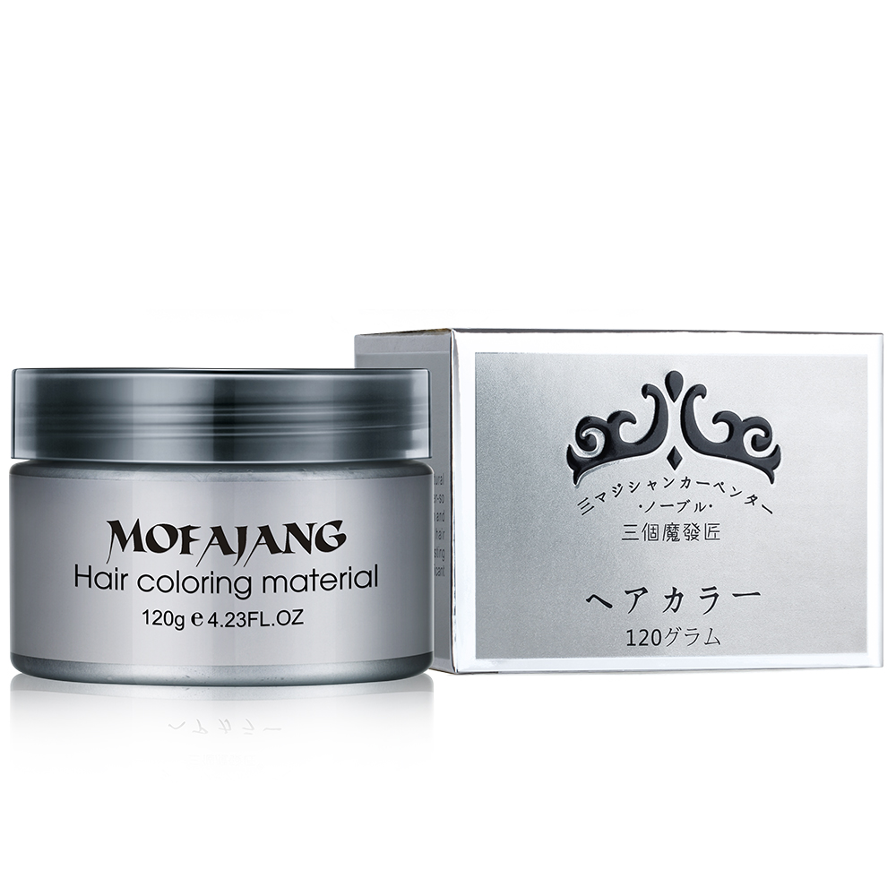 Mofajang Pomade Wax Rambut Warna 120g - Gray ...