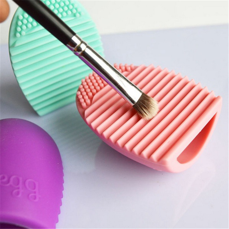 Brush Egg Pembersih Brush Makeup MultiColor