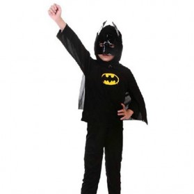Kostum Cosplay Anak Karakter Batman - Size S - Black - JakartaNotebook.com