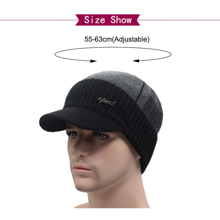 Topi Musim Dingin Rajut Winter Knitted 