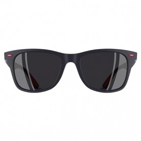AOFLY Kacamata Pria Wayfarer Polarized Sunglasses TR90 - P21 - Black/Gray - 2