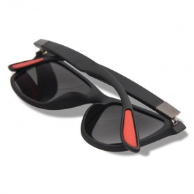 AOFLY Kacamata Pria Wayfarer Polarized Sunglasses TR90 - P21 - Black/Gray - 5