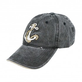 HATLANDER Topi Baseball Cap Hat 3D Embroidery - SBC56 - Black