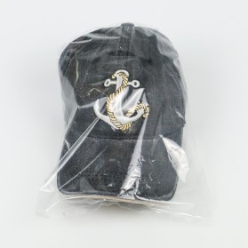 HATLANDER Topi Baseball Cap Hat 3D Embroidery - SU-SBC5006 - Black - 8