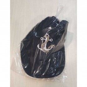 HATLANDER Topi Baseball Cap Hat 3D Embroidery - SU-SBC5006 - Black/Black - 9