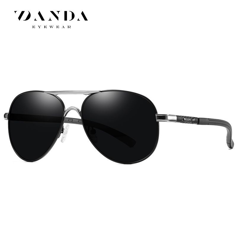 Black sunglasses with silver frame Outlet