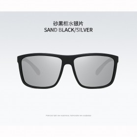AORON Kacamata Polarized Sunglasses UV Protection - 6625 - Black/Black - 6