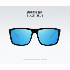 AORON Kacamata Polarized Sunglasses UV Protection - 6625 - Black/Black - 8