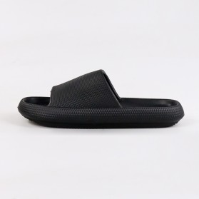 Rhodey Snugee Sandal Rumah Anti-Slip Slipper EVA Soft Unisex Size M 40-41 - Black - 3