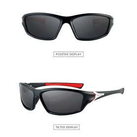 XIRAN Kacamata Sepeda Driving Cycling Sporty Polarized Sunglasses - S012 - Black - 8