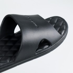 Rhodey Chunkee Sandal Rumah Anti Slip Slipper EVA Soft Unisex Size 40-41 - 1988 - Black - 4