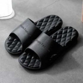 Rhodey Chunkee Sandal Rumah Anti Slip Slipper EVA Soft Unisex Size 40-41 - 1988 - Black - 8
