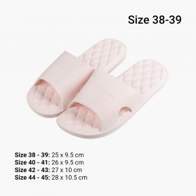 Rhodey Chunkee Sandal Rumah Anti Slip Slipper EVA Soft Unisex Size 38-39 - 1988 - Pink - 8